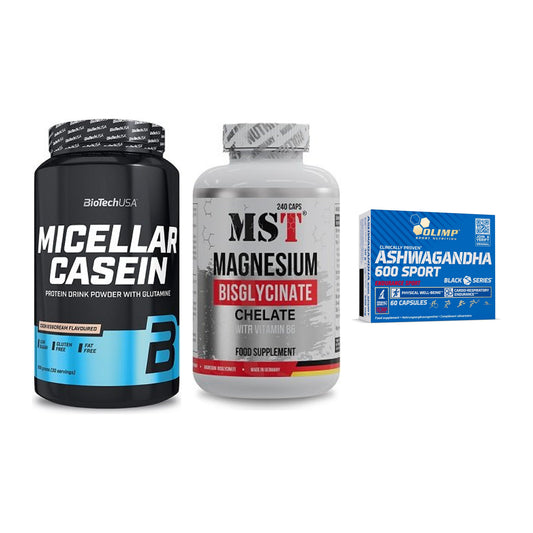 Schlaf & Erholung: BioTech Micella + MST Magnesium + Olimp Ashwagand – alle enthaltenen Artikel