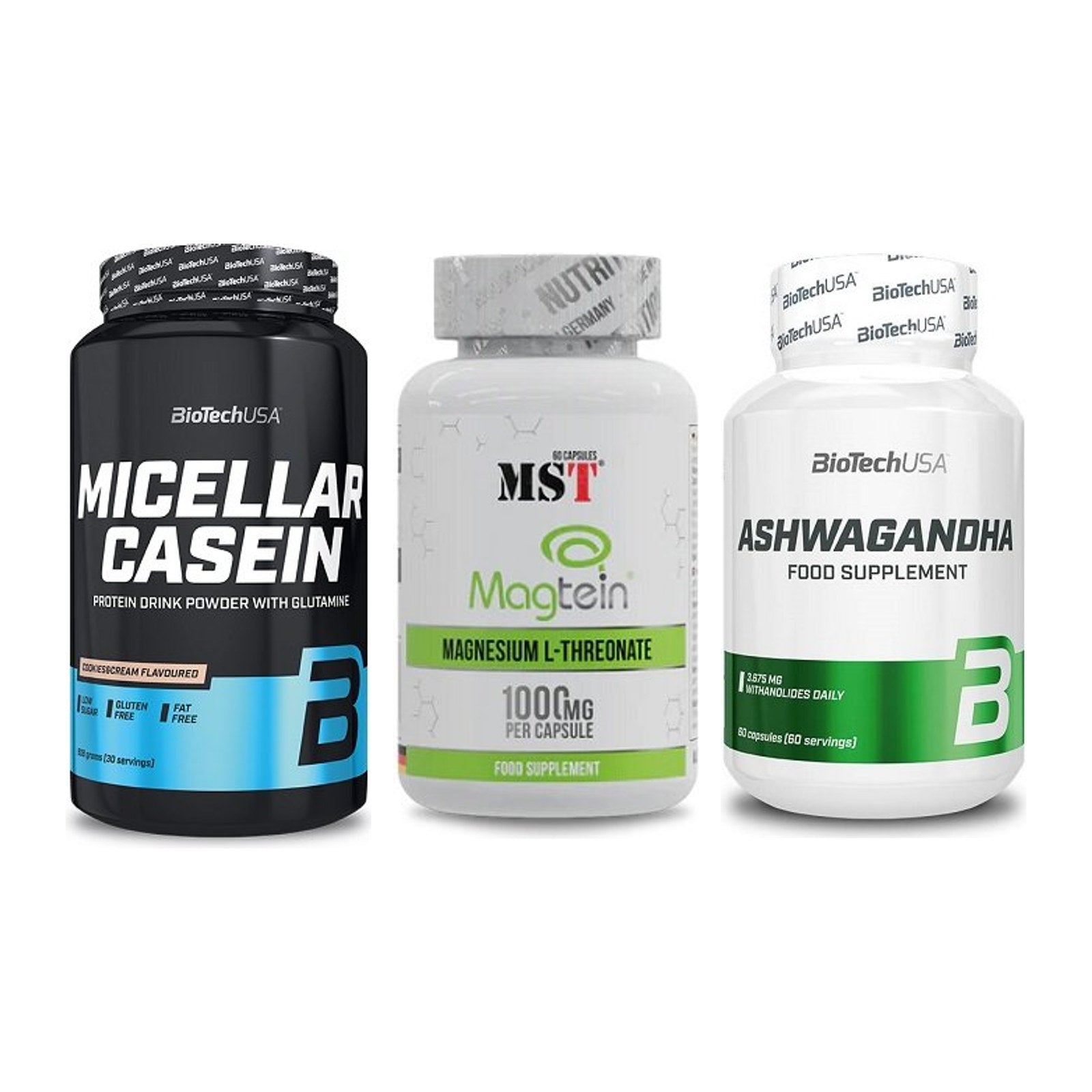Schlaf & Erholung: BioTech Micella + MST Magnesium + BioTech Ashwaga – alle enthaltenen Artikel