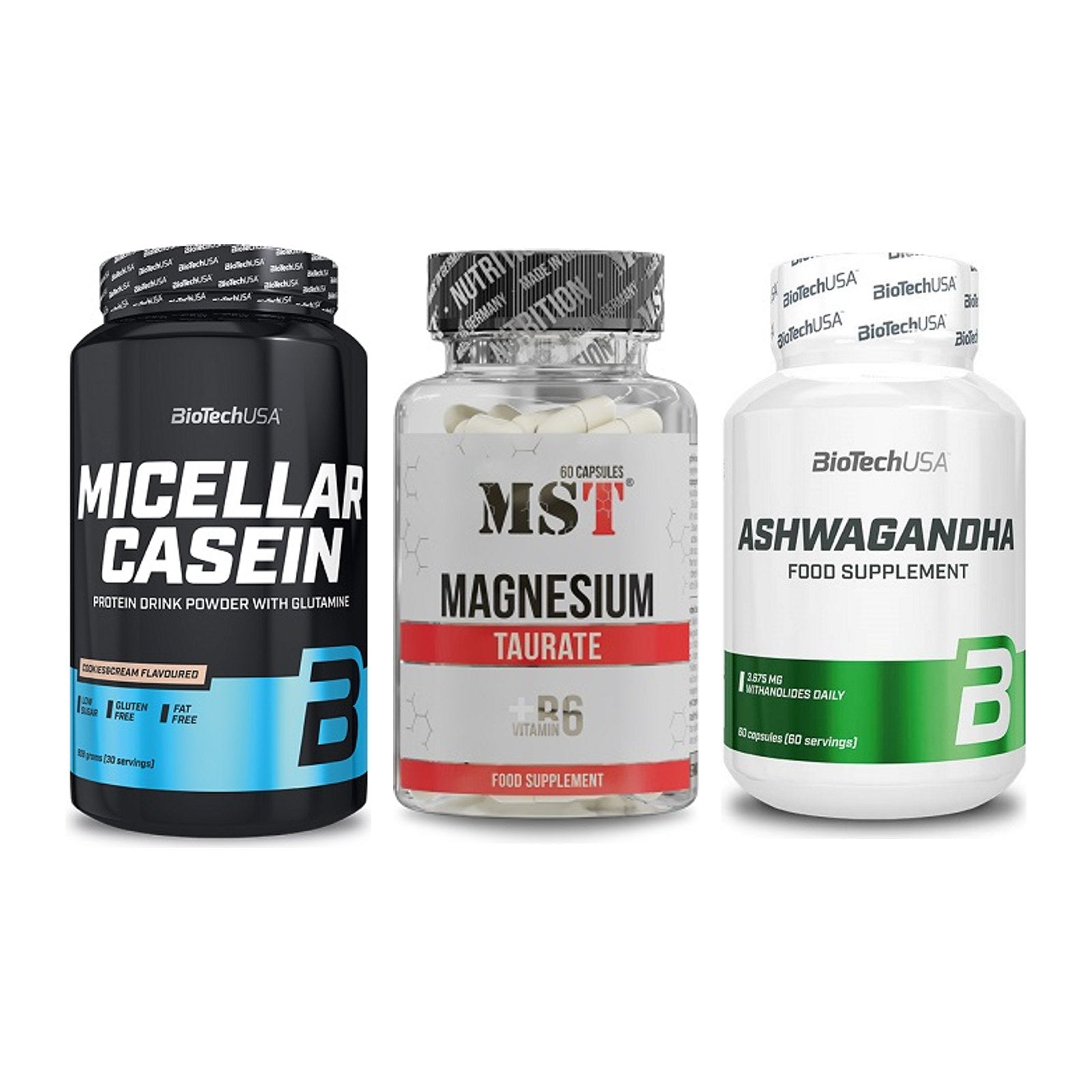 Schlaf & Erholung: BioTech Micella + MST Magnesium + BioTech Ashwaga – alle enthaltenen Artikel