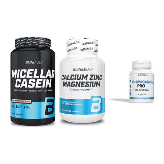Schlaf & Erholung: BioTech Micella + BioTech Calcium + NNT Ashwagandha – alle enthaltenen Artikel