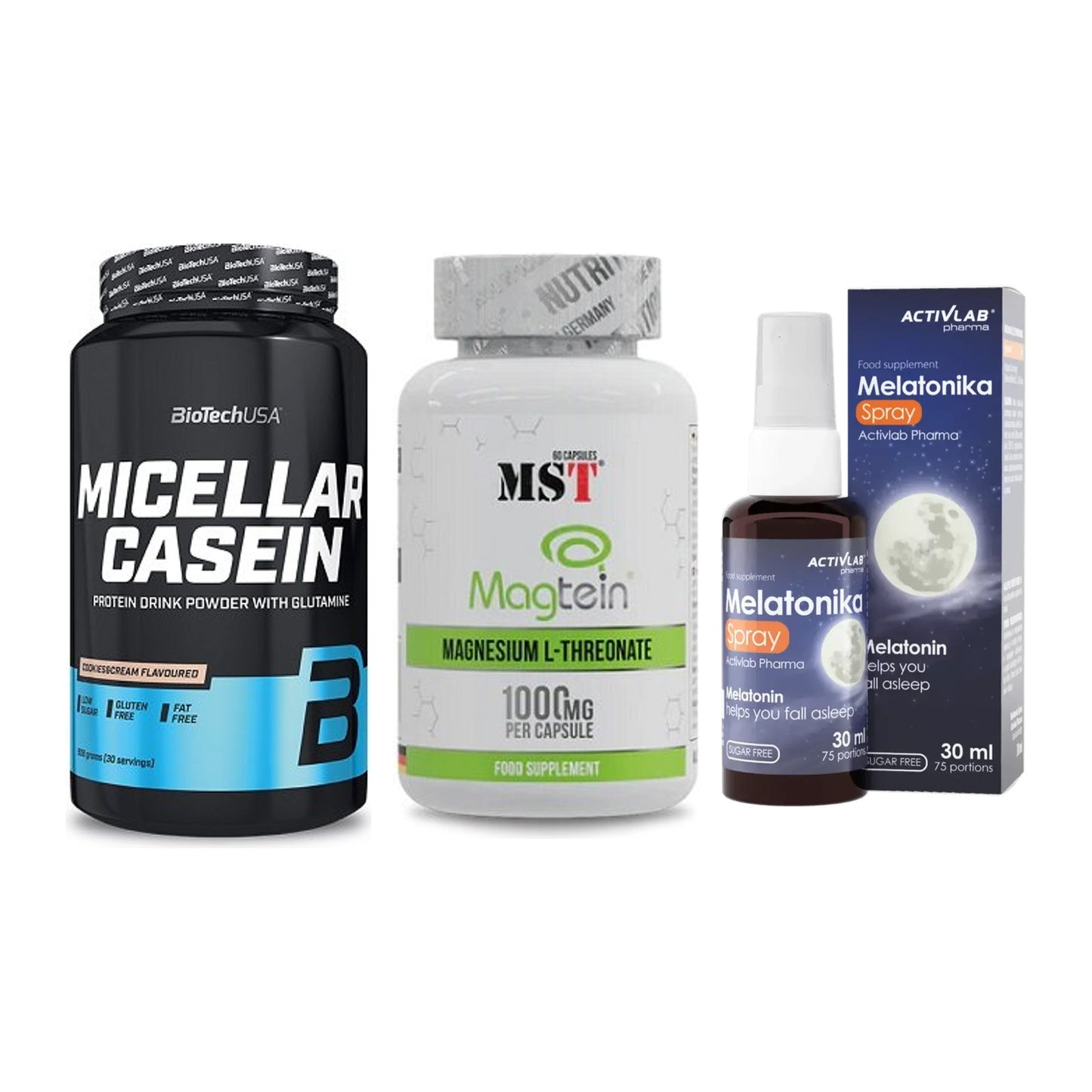 Schlaf & Erholung: BioTech Micella + MST Magnesium + Activlab – alle enthaltenen Artikel