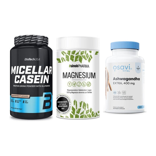 Schlaf & Erholung: BioTech Micella + Sinob Magnesium + Osavi Ashwagand – alle enthaltenen Artikel