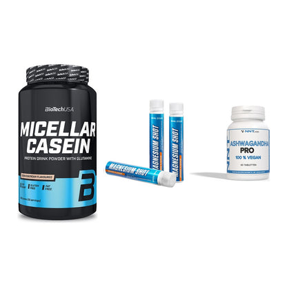 Schlaf & Erholung: BioTech Micella + Body Attack + NNT Ashwagandha – alle enthaltenen Artikel