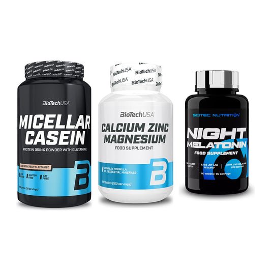 Schlaf & Erholung: BioTech Micella + BioTech Calcium + Scitec Night – alle enthaltenen Artikel