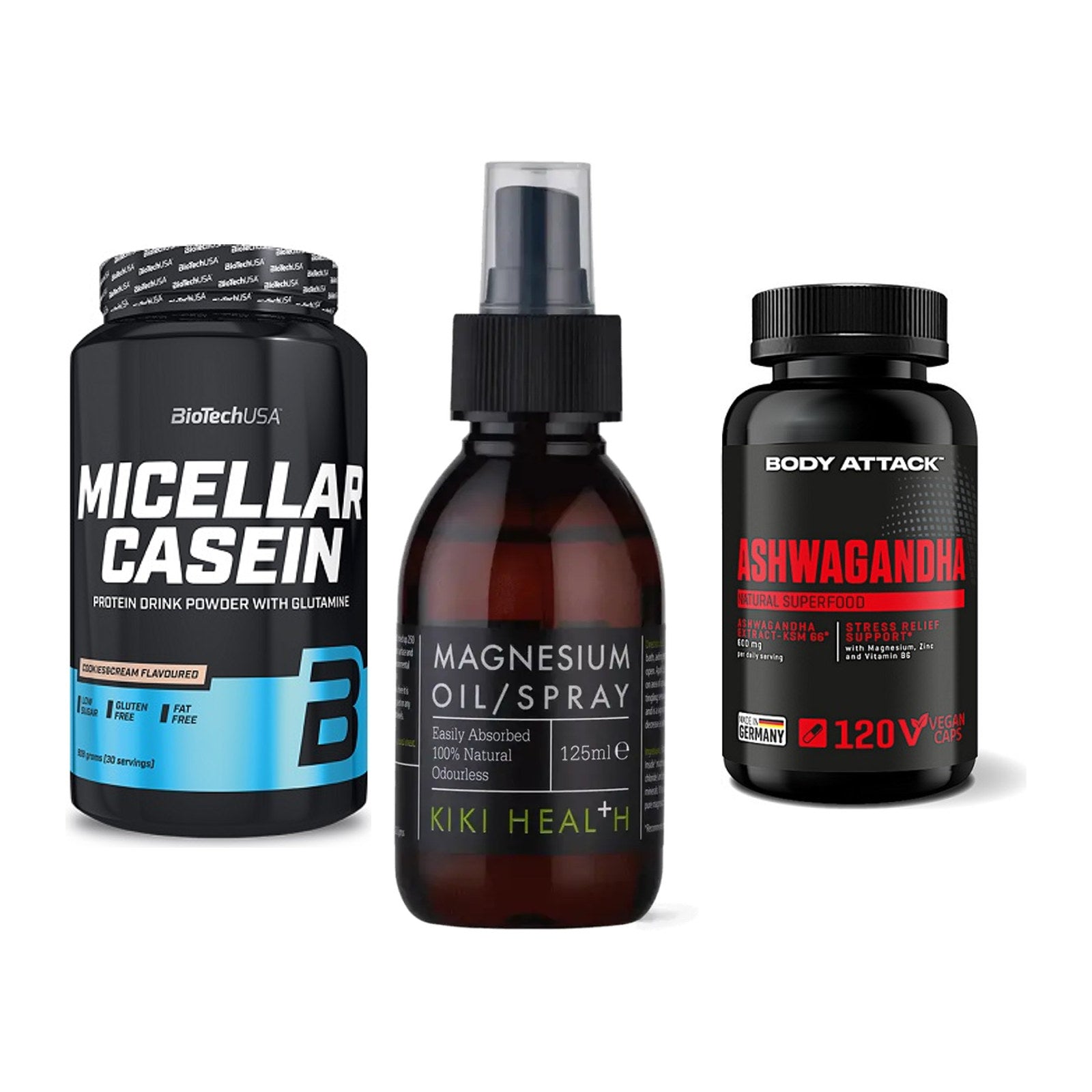 Schlaf & Erholung: BioTech Micella + KIKI Health + Body Attack – alle enthaltenen Artikel
