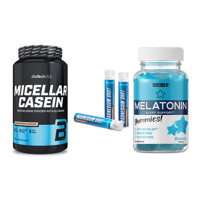 Schlaf & Erholung: BioTech Micella + Body Attack + Weider Melatoni – alle enthaltenen Artikel