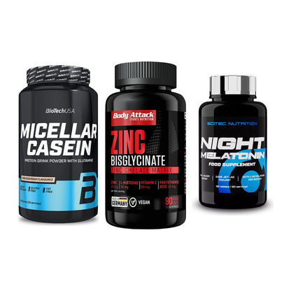 Schlaf & Erholung: BioTech Micella + Body Attack + Scitec Night – alle enthaltenen Artikel