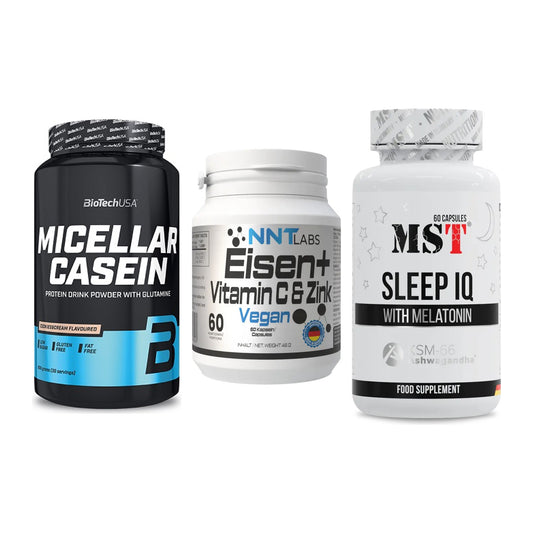 Schlaf & Erholung: BioTech Micella + NNT Eisen + MST Sleep IQ – alle enthaltenen Artikel
