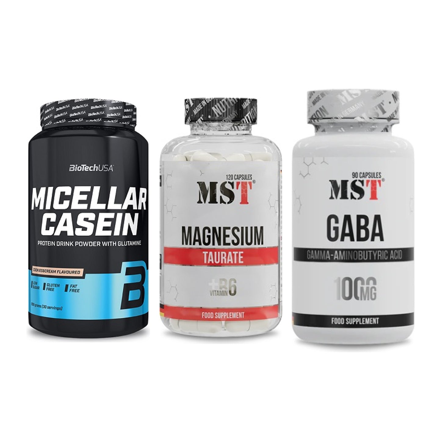 Schlaf & Erholung: BioTech Micella + MST Magnesium + MST GABA 1000mg – alle enthaltenen Artikel