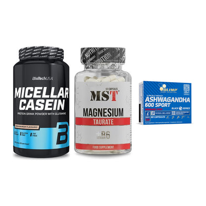 Schlaf & Erholung: BioTech Micella + MST Magnesium + Olimp Ashwagand – alle enthaltenen Artikel