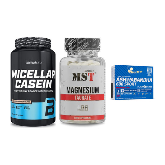Schlaf & Erholung: BioTech Micella + MST Magnesium + Olimp Ashwagand – alle enthaltenen Artikel