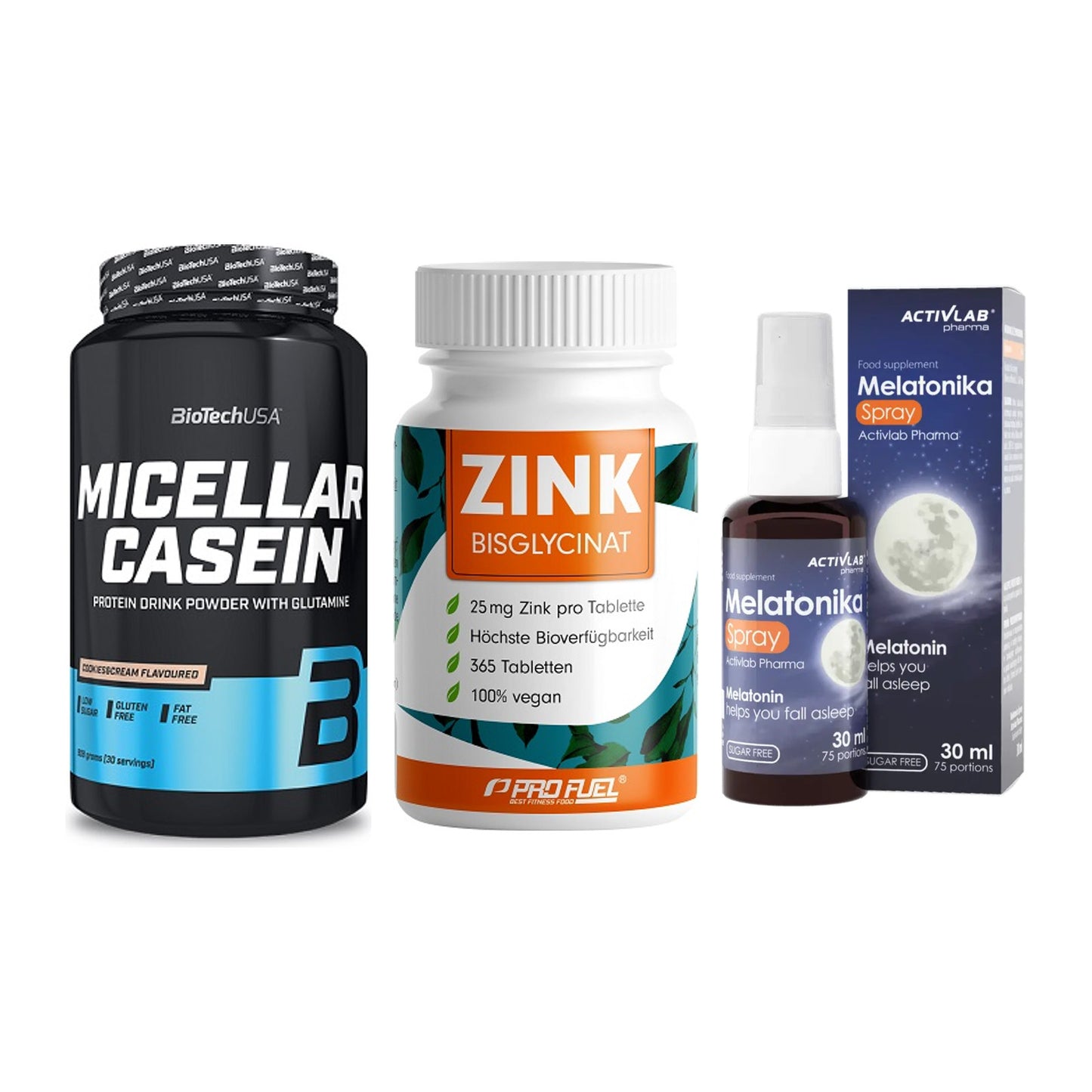 Schlaf & Erholung: BioTech Micella + ProFuel Zink + Activlab – alle enthaltenen Artikel