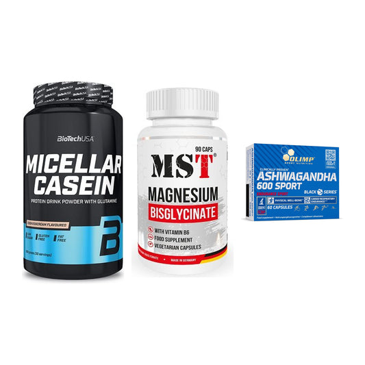 Schlaf & Erholung: BioTech Micella + MST Magnesium + Olimp Ashwagand – alle enthaltenen Artikel