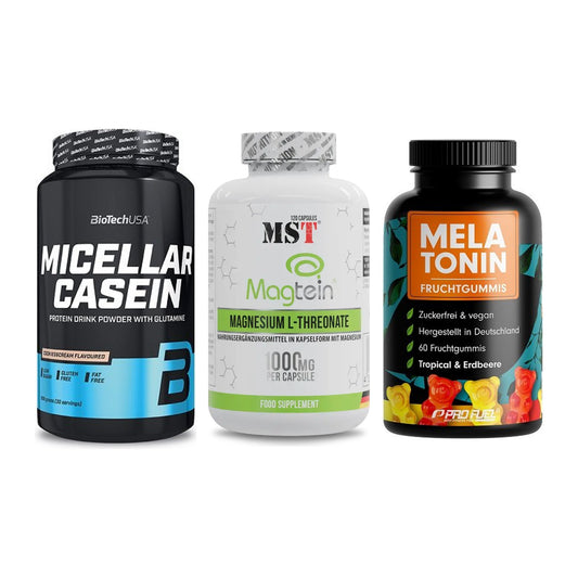 Schlaf & Erholung: BioTech Micella + MST Magnesium + ProFuel Melaton – alle enthaltenen Artikel