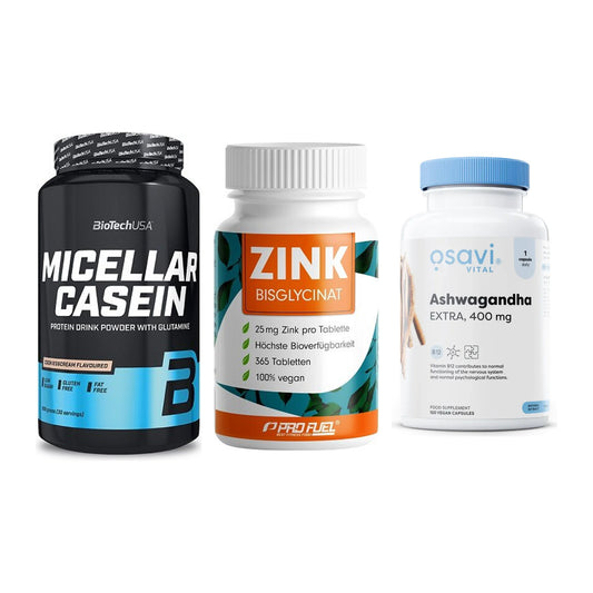 Schlaf & Erholung: BioTech Micella + ProFuel Zink + Osavi Ashwagand – alle enthaltenen Artikel