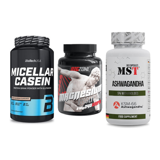 Schlaf & Erholung: BioTech Micella + Big Zone + MST Ashwagandha – alle enthaltenen Artikel