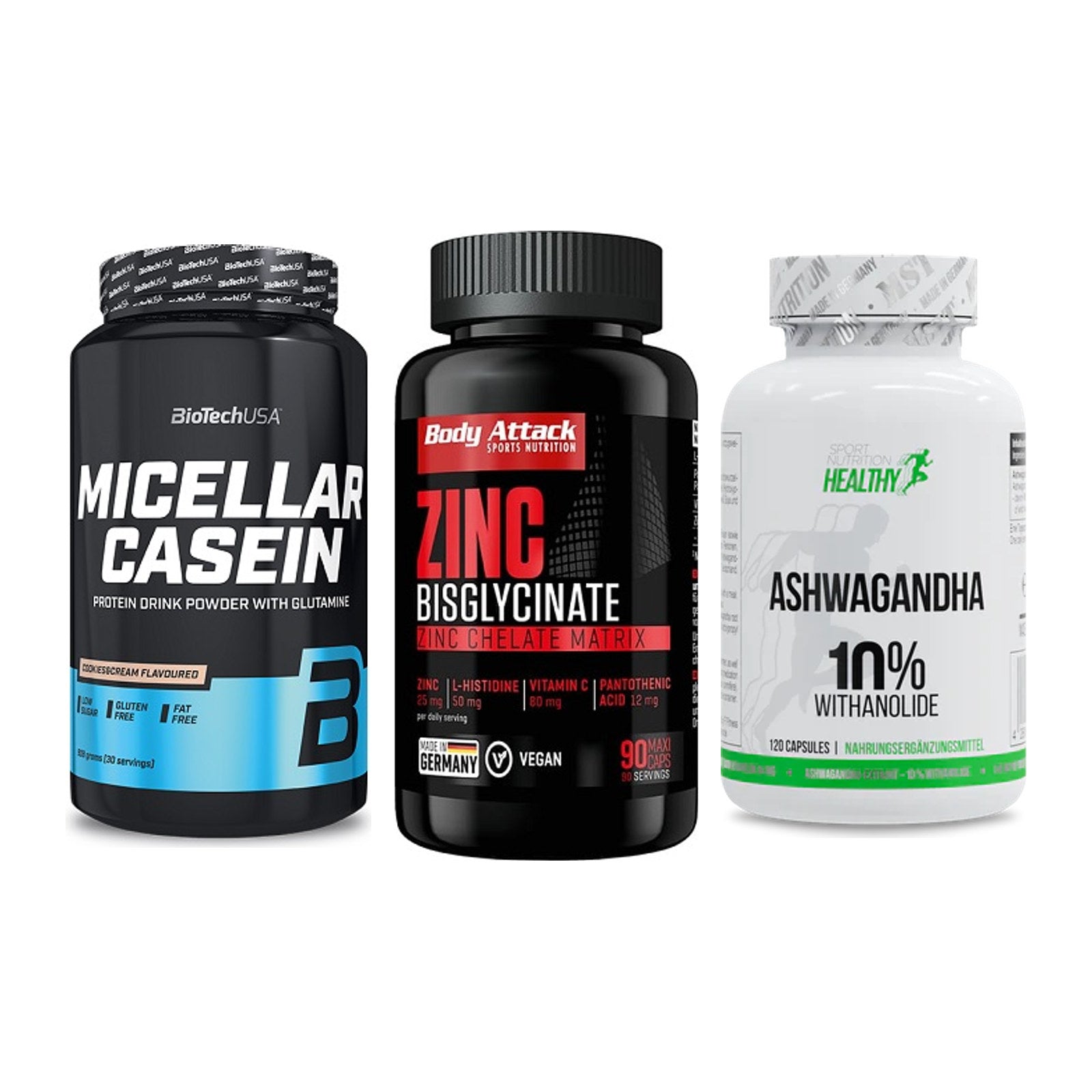 Schlaf & Erholung: BioTech Micella + Body Attack + MST Healthy – alle enthaltenen Artikel