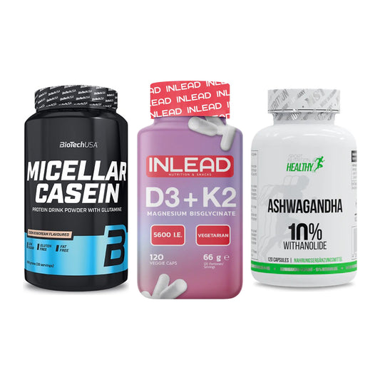 Schlaf & Erholung: BioTech Micella + INLEAD Vitamin + MST Healthy – alle enthaltenen Artikel