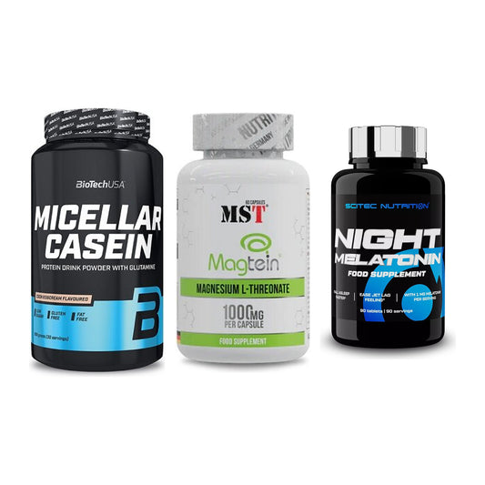 Schlaf & Erholung: BioTech Micella + MST Magnesium + Scitec Night – alle enthaltenen Artikel