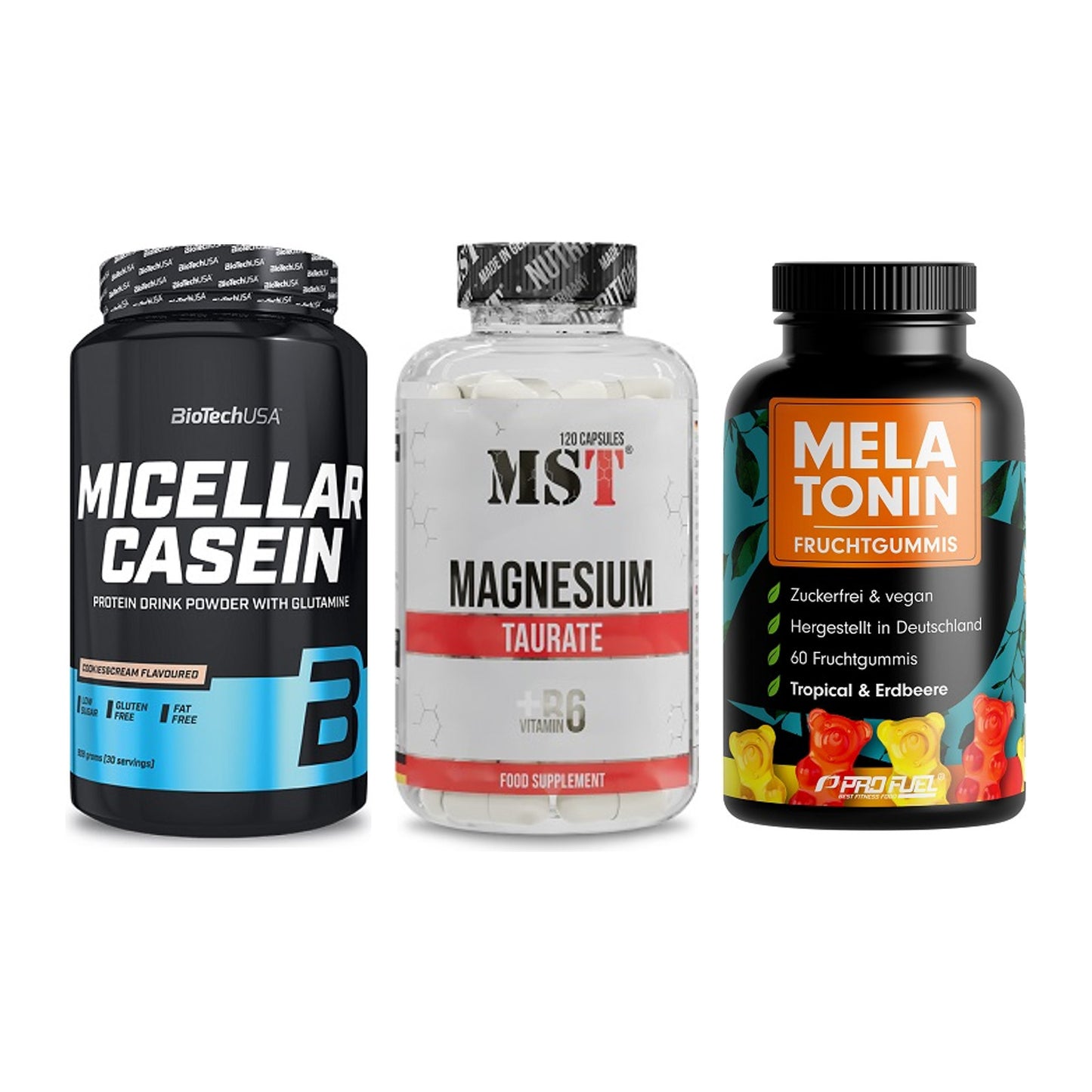 Schlaf & Erholung: BioTech Micella + MST Magnesium + ProFuel Melaton – alle enthaltenen Artikel