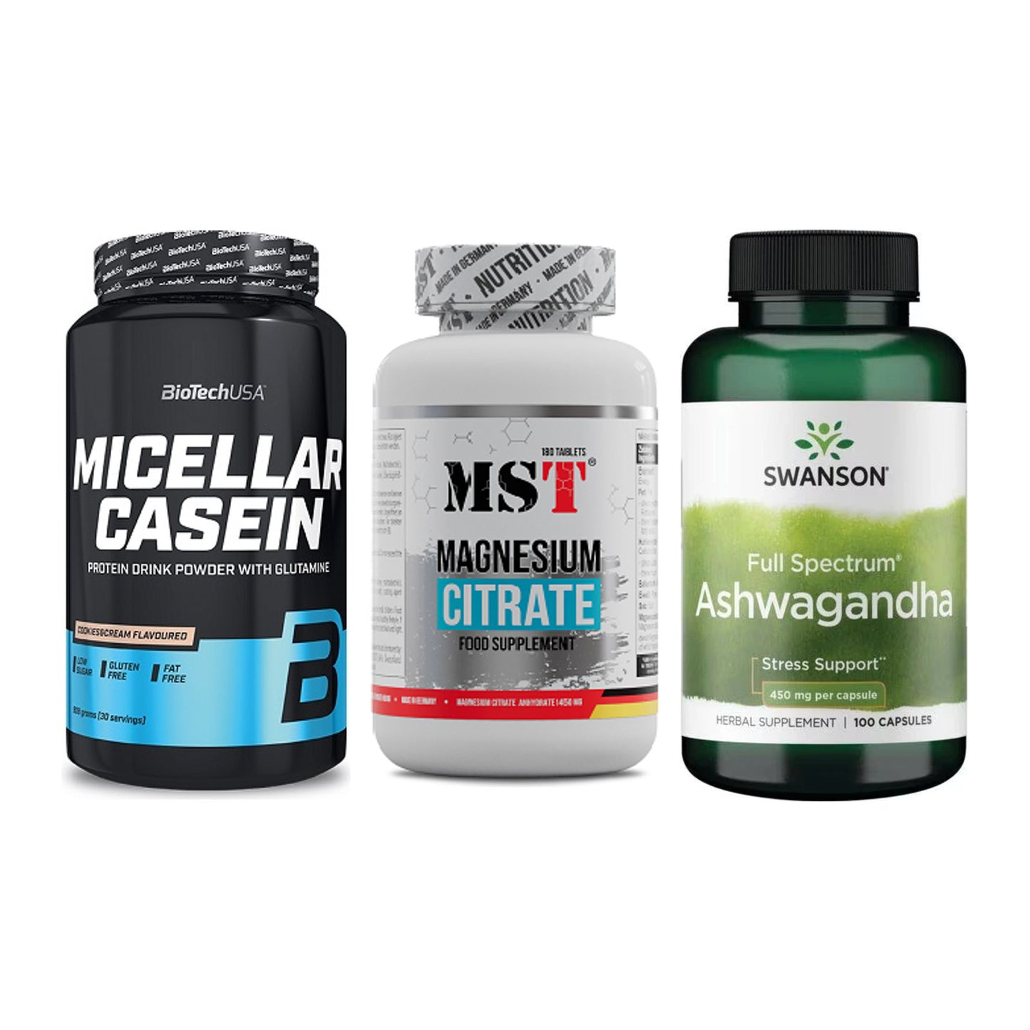 Schlaf & Erholung: BioTech Micella + MST Magnesium + Swanson Ashwaga – alle enthaltenen Artikel