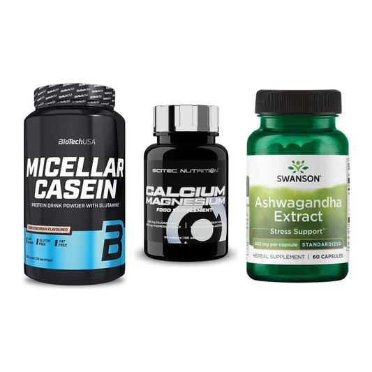 Schlaf & Erholung: BioTech Micella + Scitec Calcium + Swanson Ashwaga – alle enthaltenen Artikel