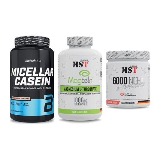 Schlaf & Erholung: BioTech Micella + MST Magnesium + MST Good Night – alle enthaltenen Artikel