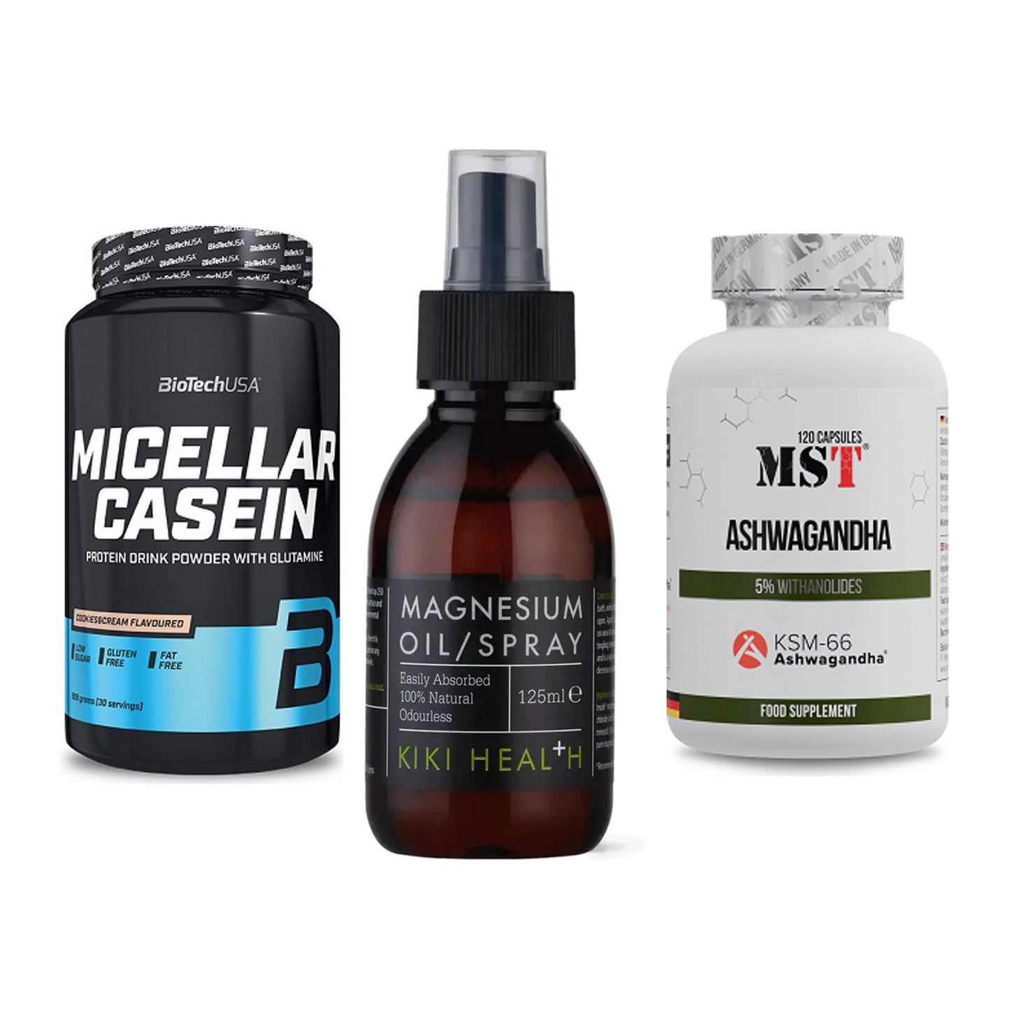 Schlaf & Erholung: BioTech Micella + KIKI Health + MST Ashwagandha – alle enthaltenen Artikel