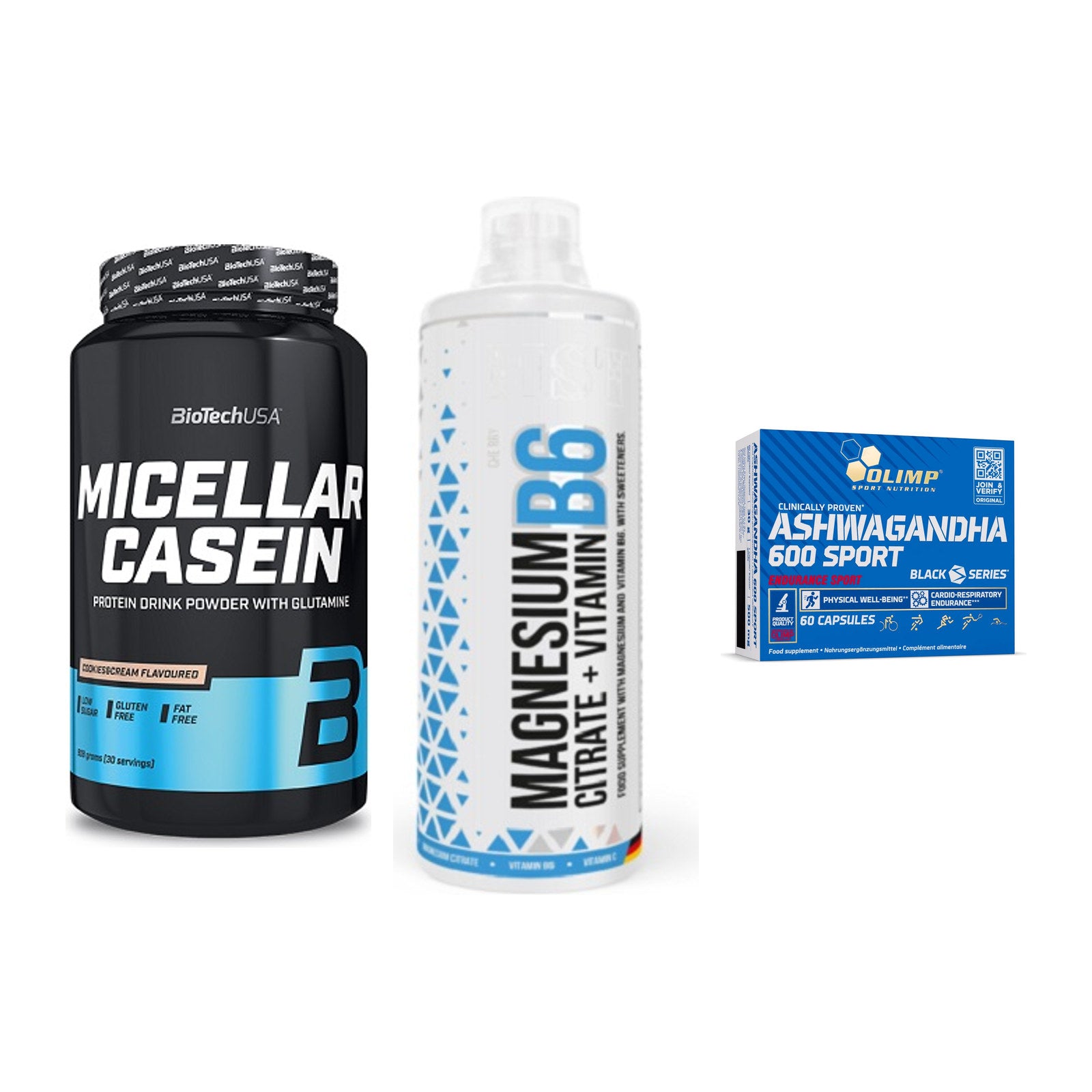 Schlaf & Erholung: BioTech Micella + MST Magnesium + Olimp Ashwagand – alle enthaltenen Artikel