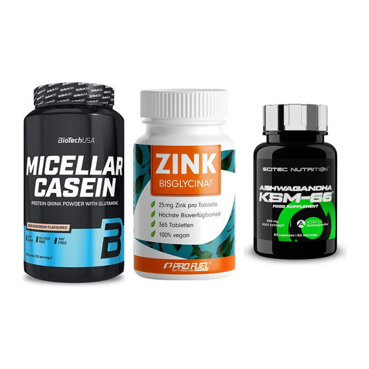 Schlaf & Erholung: BioTech Micella + ProFuel Zink + Scitec KSM-66 – alle enthaltenen Artikel