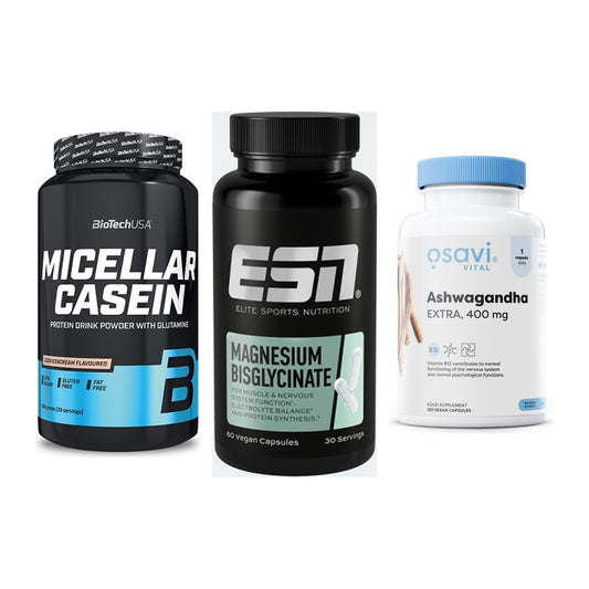 Schlaf & Erholung: BioTech Micella + ESN Magnesium + Osavi Ashwagand – alle enthaltenen Artikel