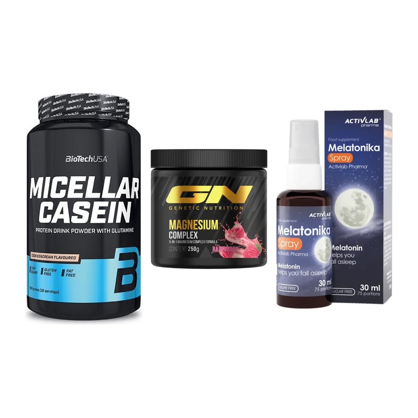 Schlaf & Erholung: BioTech Micella + GN Magnesium + Activlab – alle enthaltenen Artikel