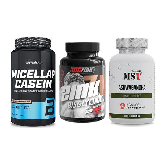 Schlaf & Erholung: BioTech Micella + Big Zone Zink + MST Ashwagandha – alle enthaltenen Artikel