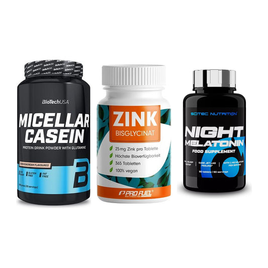 Schlaf & Erholung: BioTech Micella + ProFuel Zink + Scitec Night – alle enthaltenen Artikel
