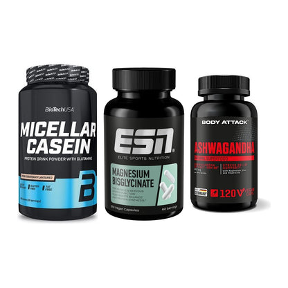 Schlaf & Erholung: BioTech Micella + ESN Magnesium + Body Attack – alle enthaltenen Artikel