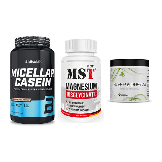 Schlaf & Erholung: BioTech Micella + MST Magnesium + Peak Sleep – alle enthaltenen Artikel