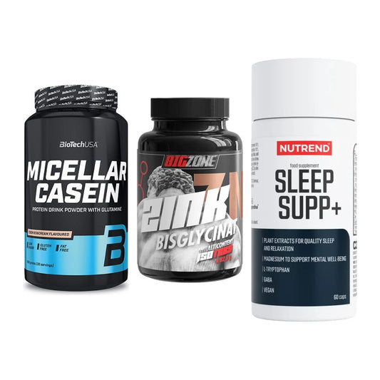 Schlaf & Erholung: BioTech Micella + Big Zone Zink + Nutrend Sleep – alle enthaltenen Artikel