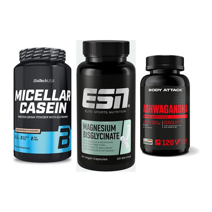 Schlaf & Erholung: BioTech Micella + ESN Magnesium + Body Attack – alle enthaltenen Artikel