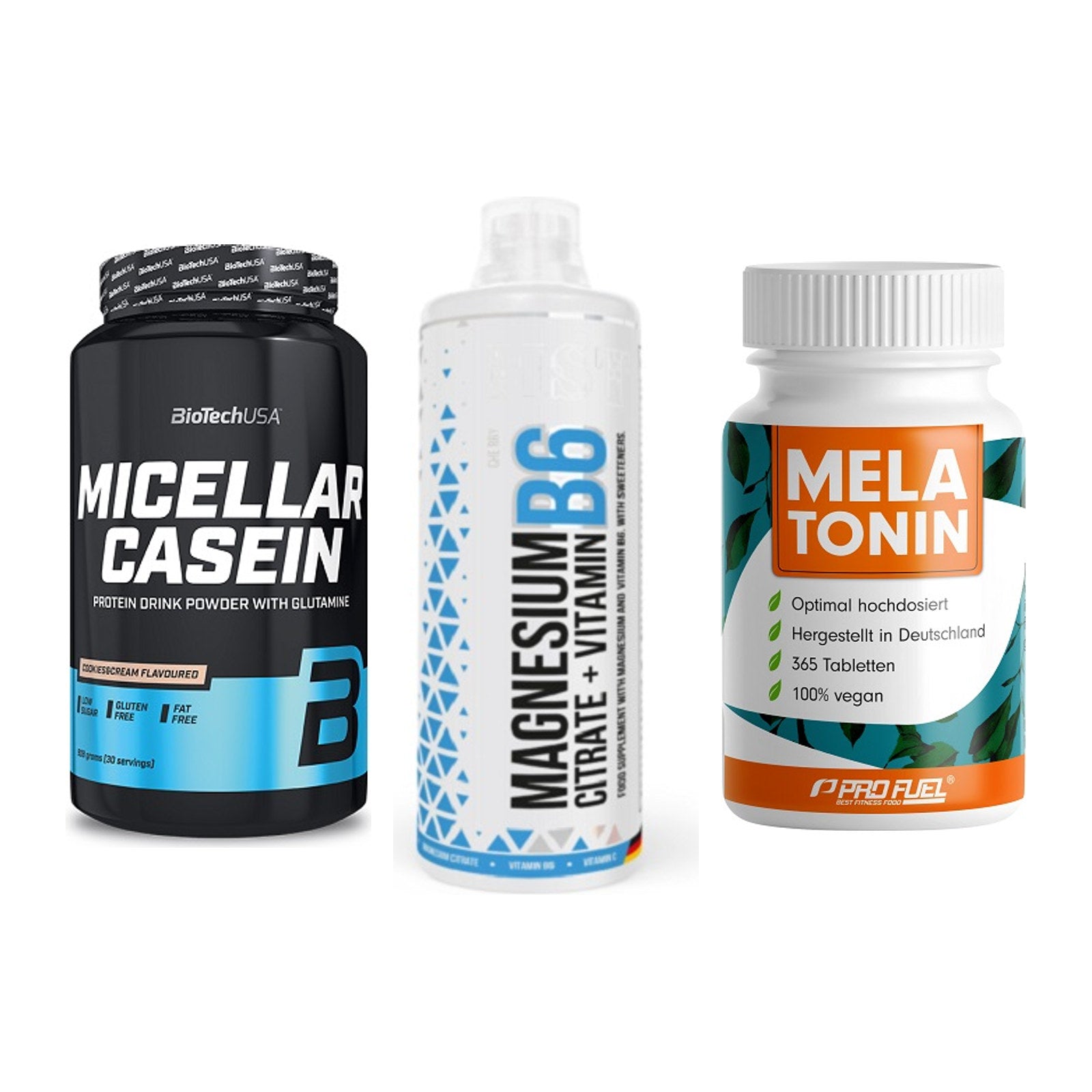 Schlaf & Erholung: BioTech Micella + MST Magnesium + ProFuel Melaton – alle enthaltenen Artikel