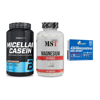 Schlaf & Erholung: BioTech Micella + MST Magnesium + Olimp Ashwagand – alle enthaltenen Artikel