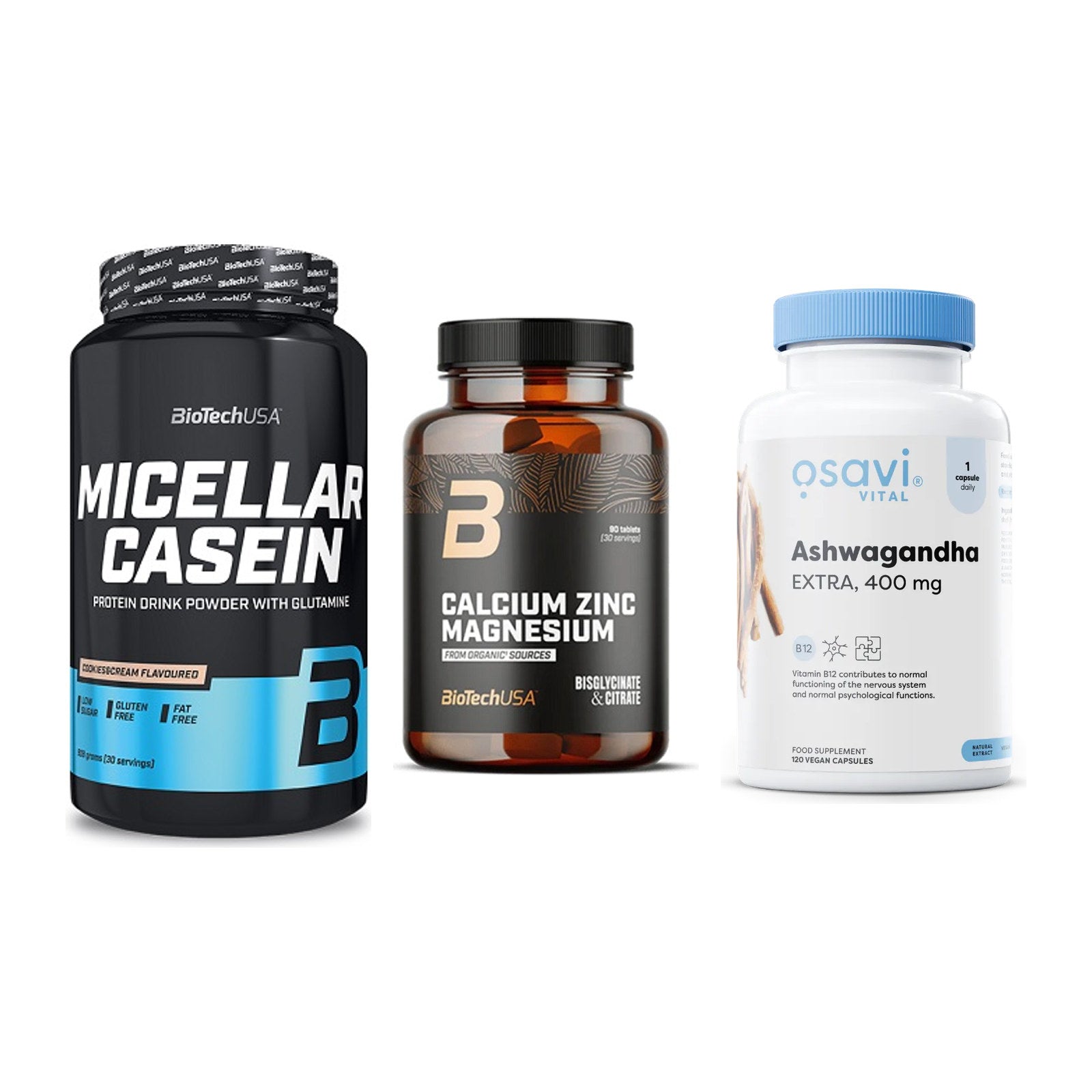 Schlaf & Erholung: BioTech Micella + BioTech Calcium + Osavi Ashwagand – alle enthaltenen Artikel