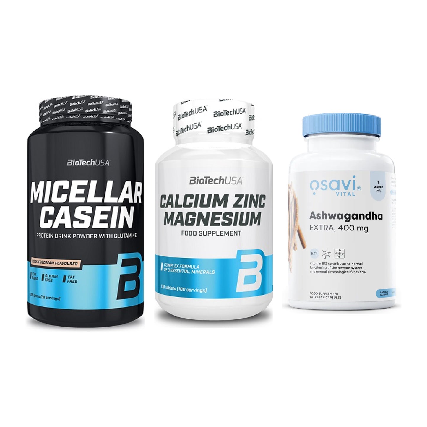Schlaf & Erholung: BioTech Micella + BioTech Calcium + Osavi Ashwagand – alle enthaltenen Artikel