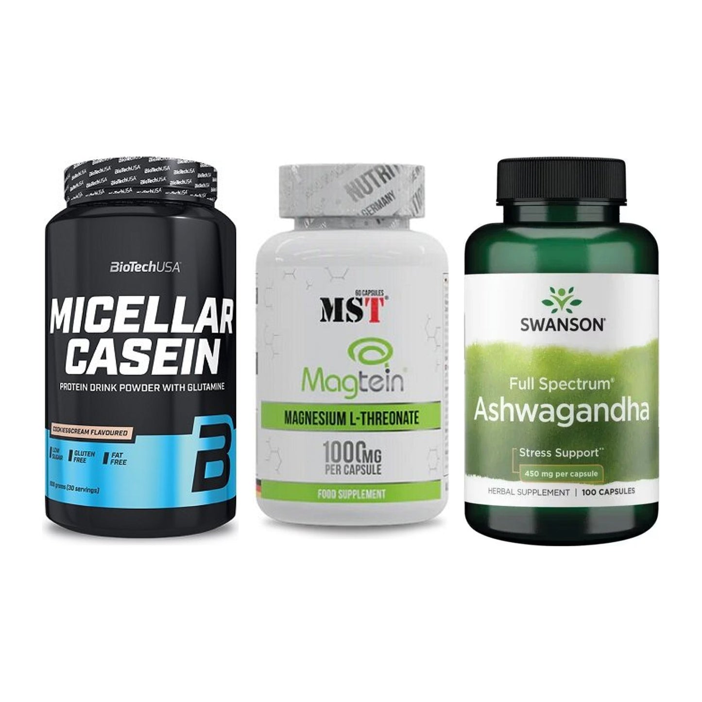 Schlaf & Erholung: BioTech Micella + MST Magnesium + Swanson Ashwaga – alle enthaltenen Artikel