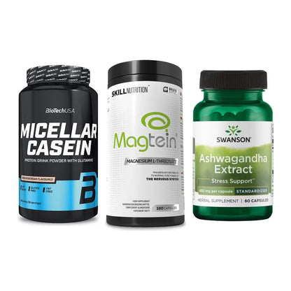 Schlaf & Erholung: BioTech Micella + Skill Nutrition + Swanson Ashwaga – alle enthaltenen Artikel