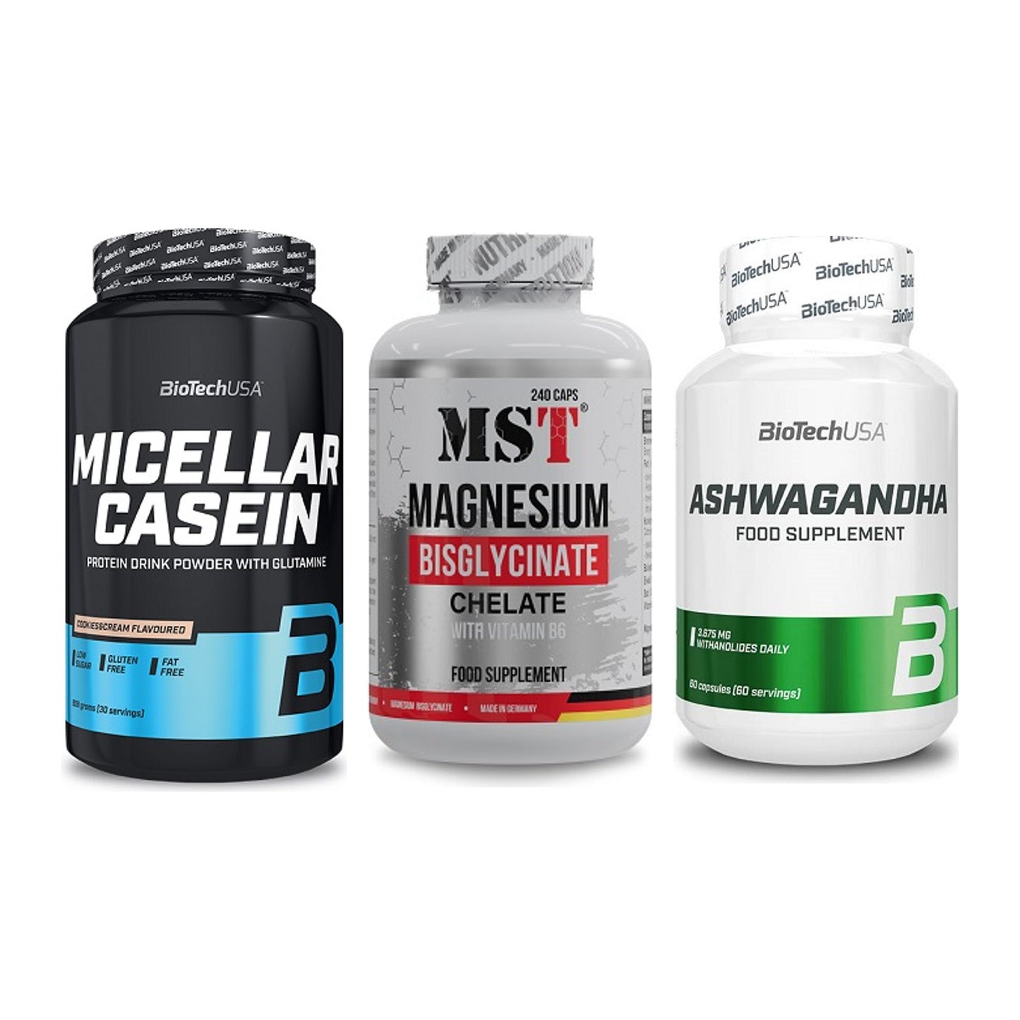 Schlaf & Erholung: BioTech Micella + MST Magnesium + BioTech Ashwaga – alle enthaltenen Artikel