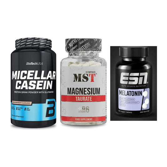 Schlaf & Erholung: BioTech Micella + MST Magnesium + ESN Melatonin – alle enthaltenen Artikel