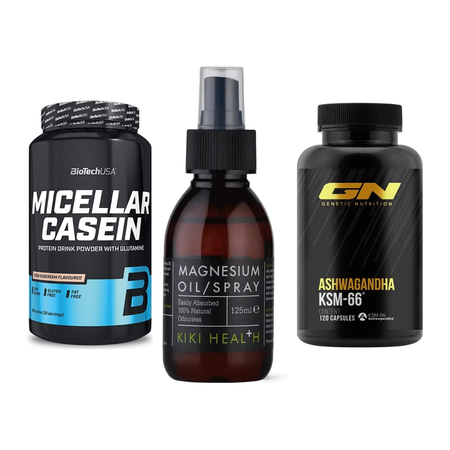 Schlaf & Erholung: BioTech Micella + KIKI Health + GN Ashwagandha – alle enthaltenen Artikel