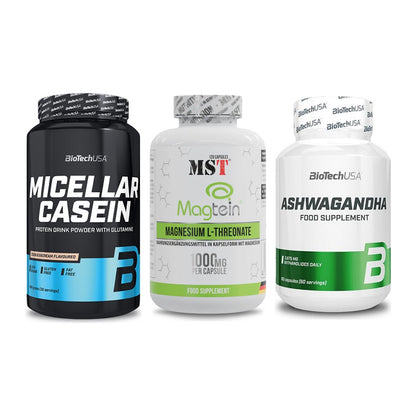 Schlaf & Erholung: BioTech Micella + MST Magnesium + BioTech Ashwaga – alle enthaltenen Artikel