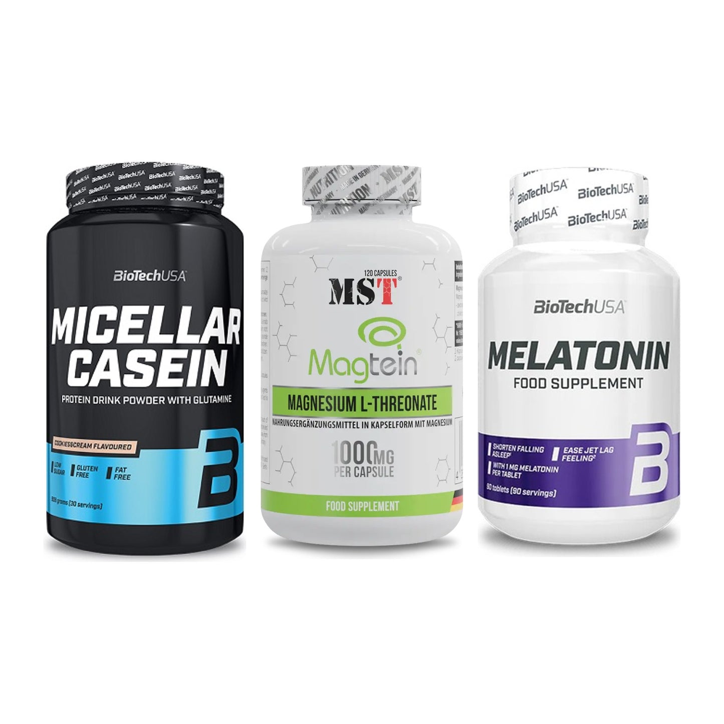 Schlaf & Erholung: BioTech Micella + MST Magnesium + BioTech Melaton – alle enthaltenen Artikel
