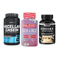 Schlaf & Erholung: BioTech Micella + INLEAD Vitamin + FGN Ashwagandha – alle enthaltenen Artikel